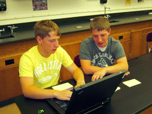 Web designers making the site.